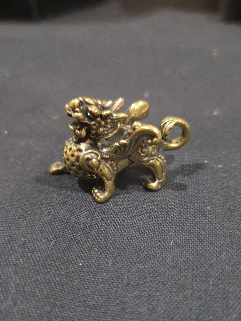 MINIATURE BRASS DRAGON